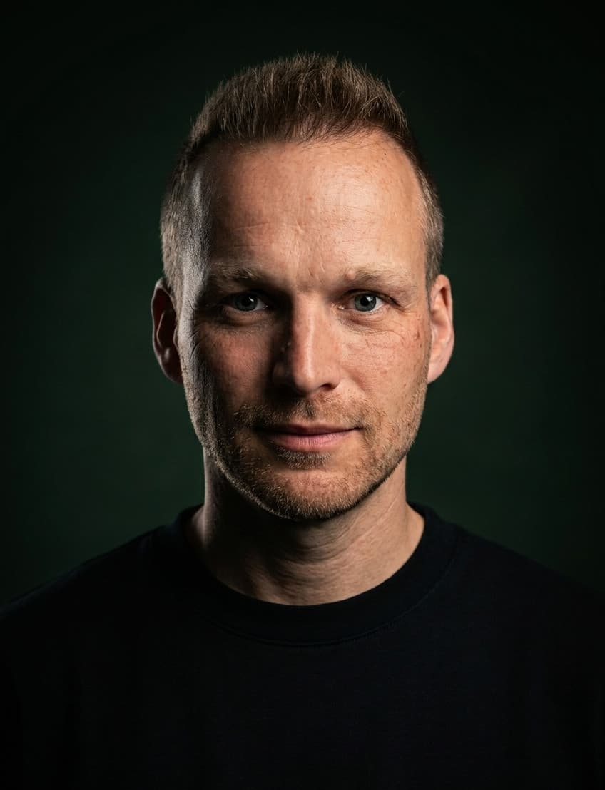 Portrait of Sven Ahrens, running and cycling coach